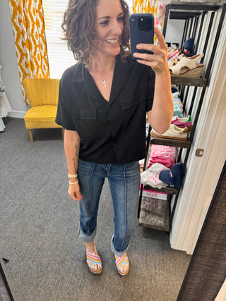 Black Lenora Shirt