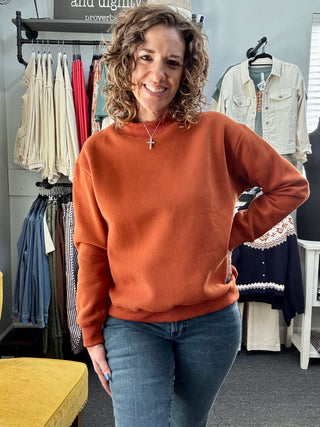 Longhorn Love Mockneck