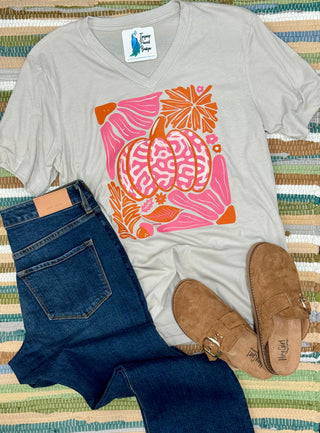 {PREORDER} Pink Boho Pumpkin Tee