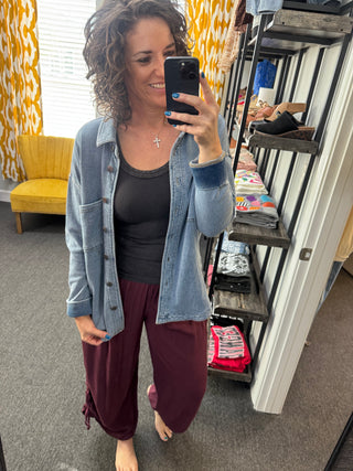 Dark Fig Breeze Pants