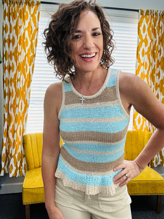 Milky Blue Jenna Top