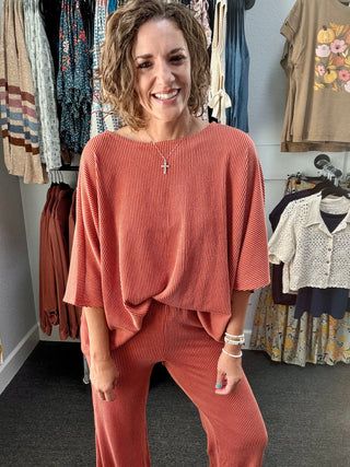 Terracotta Wanderer Top