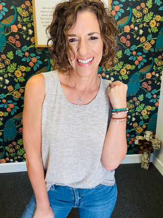 Light Mocha Sunset Tank