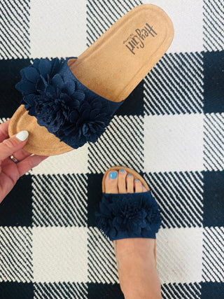 Navy Wild Child Sandals