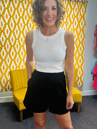White Cleo Tank