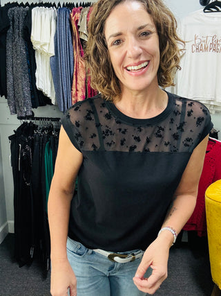 Blackout Bloom Top