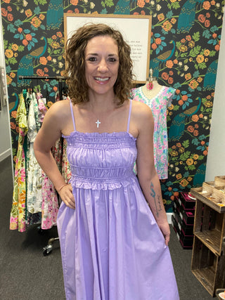 Simply Lilac Midi Dress