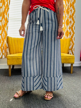 Blueberry Stripe Pants