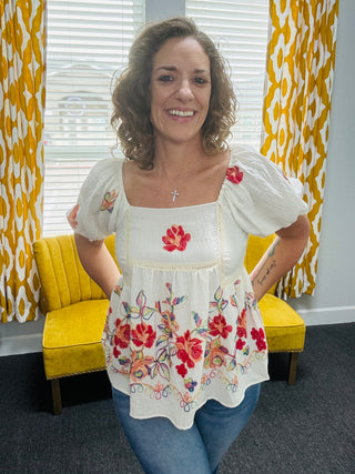 Fiesta Bloom Top