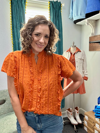 Burnt Orange Lilly Top