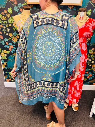 Teal Kimono