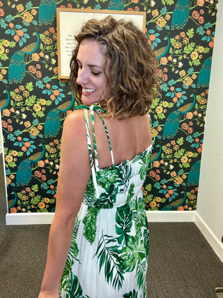 Palm Leaf Dress