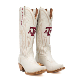 Ivory Western Game Day Boot