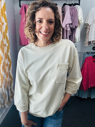 Ecru Everyday Pullover