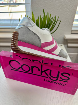 Pink/Grey Kickoff Sneakers