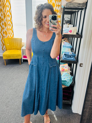 Sunny Day Denim Dress