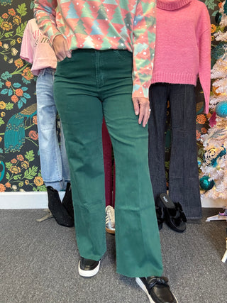 Rainforest Green Fiona Jeans