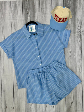 Nautical Stripe Shorts