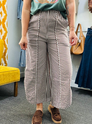 Chestnut Stripe Pants