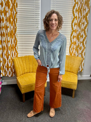 Pumpkin High Waist Pants