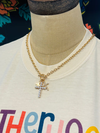 Cam Cross Necklace