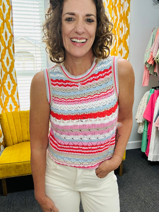 Dale Stripe Sweater Tank
