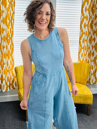 Indigo Mist Jumpsuit
