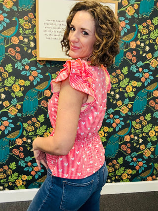 Sweetheart Peplum Top