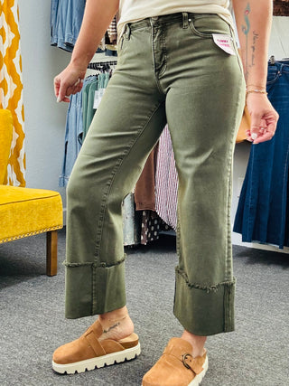 Olive Edge Jeans