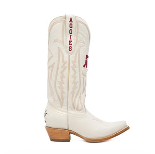 Texas A&M Ivory Western Boot