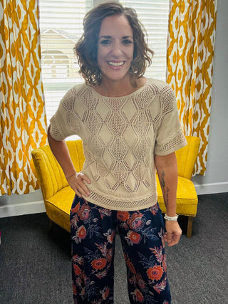 Natural Sweater Top