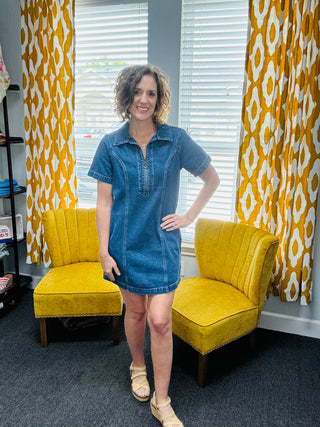 Lia River Blue Dress
