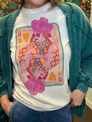 Queen of Hearts Tee
