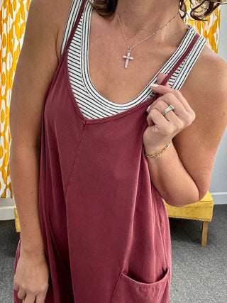 Cabernet Comfort Jumpsuit