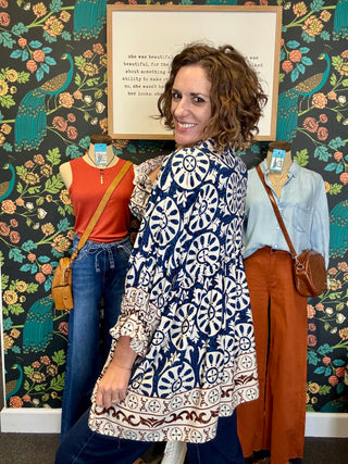 Bluewood Flowy Top