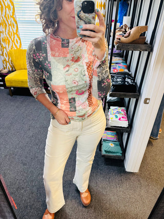 Cream Corduroy Pants