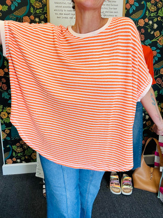Orange Crush Oversized Top