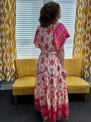 Sunset Flutter Maxi