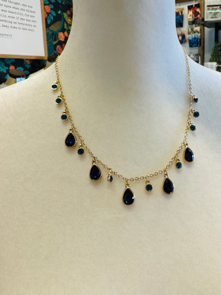 Blue Jewel Necklace