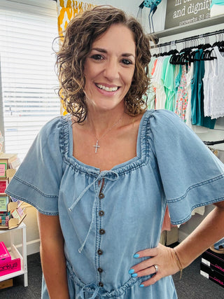 Willow Denim Romper