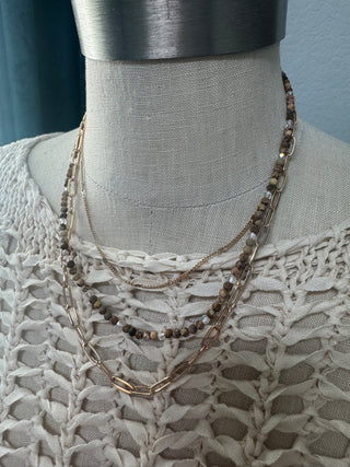 Jasper Layer Necklace