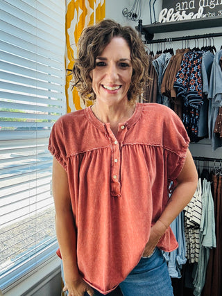 Burnt Orange Top