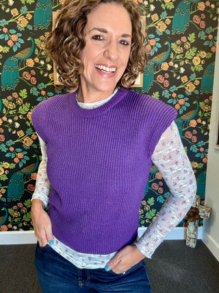 Purple Sweater