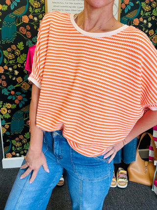 Orange Crush Oversized Top