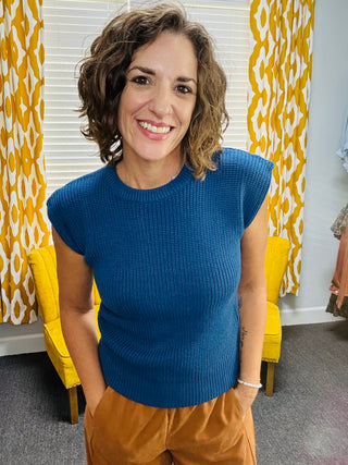Teal Blue Sweater