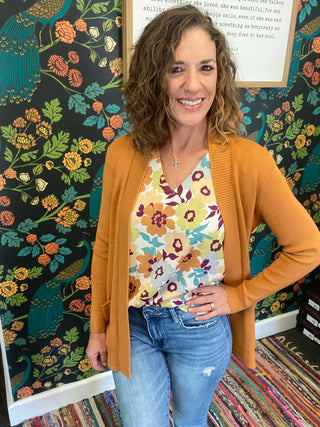 Wine Floral Ruffled Top