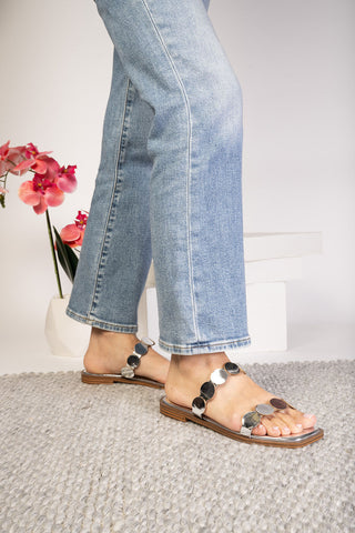 Silver Applause Sandal