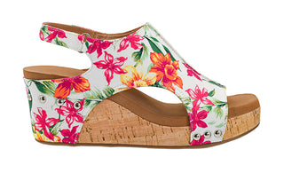 Floral Carley Wedge