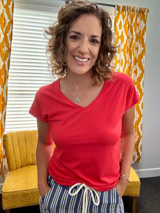 Scarlet Ease Tee