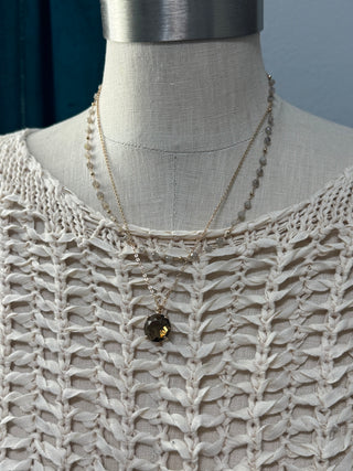 Smokey Layered Necklace